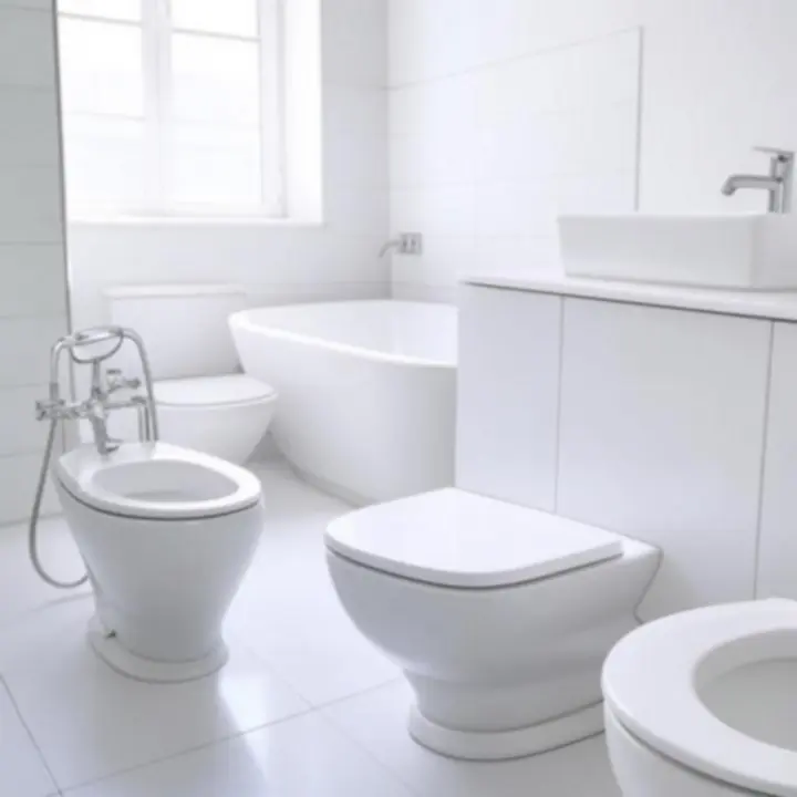 Nowoczesne toalety, bidety i wanny w aranżacji łazienkowej